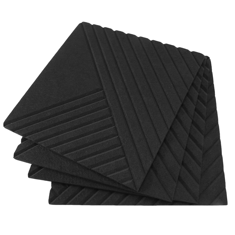 12 Pack Acoustic Panels,12 X 12 X 0.4 Inch Soundproof Foam Panels,Decorative Soundproof Wall Panels For Home