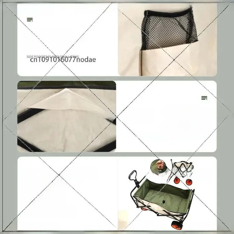 outdoor-picnic-portable-folding-outing-camping-trailer-stall-carts-shopping-cart