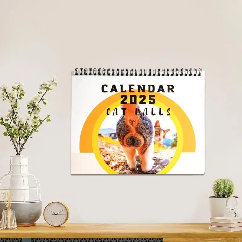 Wall Calendars Wall Planner 12 Months Home Decoration Hangable Schedule Planner Vertical Square Calendar 2025 For Kids Adults