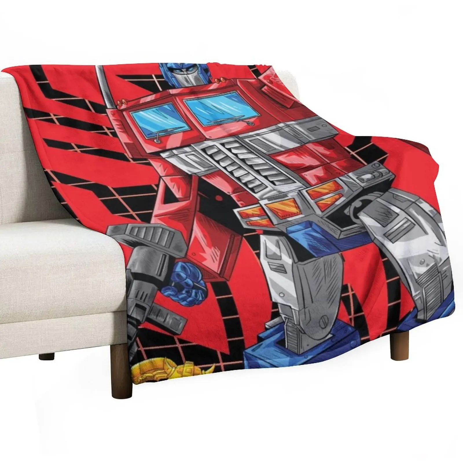 Transformers 1984 Autobots Throw Blanket Soft Plaid Soft Plush Plaid for sofa Single Blankets