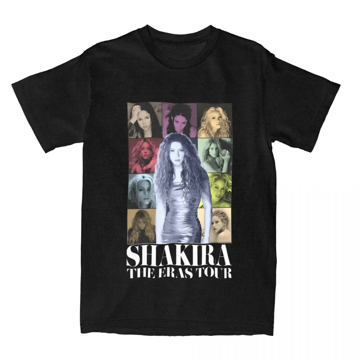 

Shakira Las Mujeres Ya No Lloran Tour Men's Women's T-Shirts Breathable Aesthetic Cotton Tees Short Sleeve Oversized Clothes