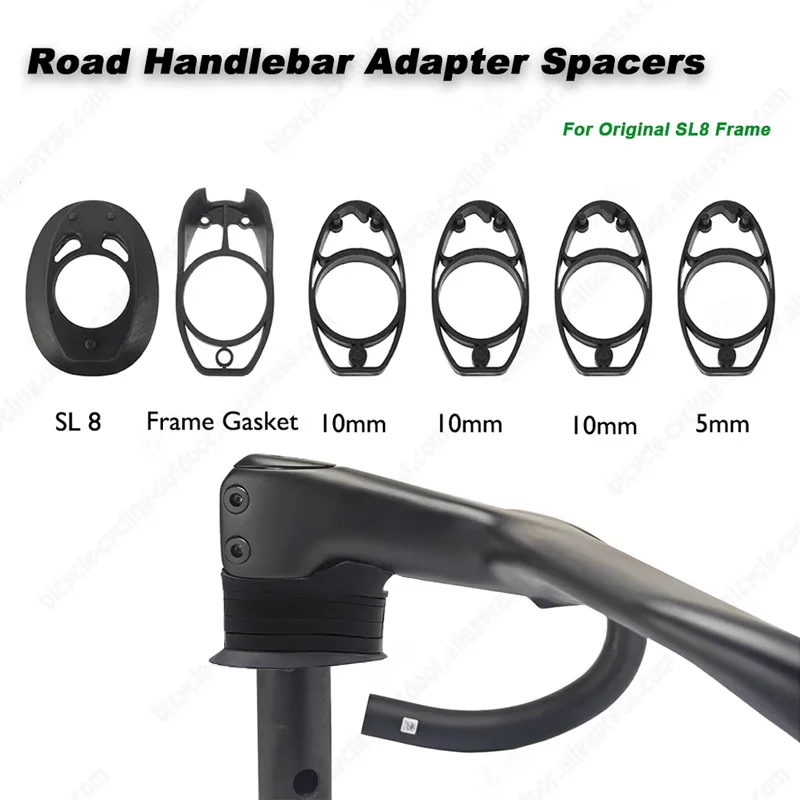 

For Original SL8 Frame Road Bike Cockpit Handlebar Adapter Spacers Accessories For 1:1 SL8 Handlebar