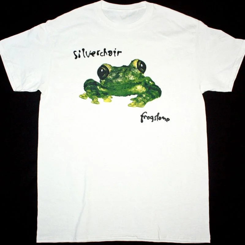 SILVERCHAIR FROGSTOMP T-Shirt Short Sleeve Cotton White Men Size S to 5XL BE1713