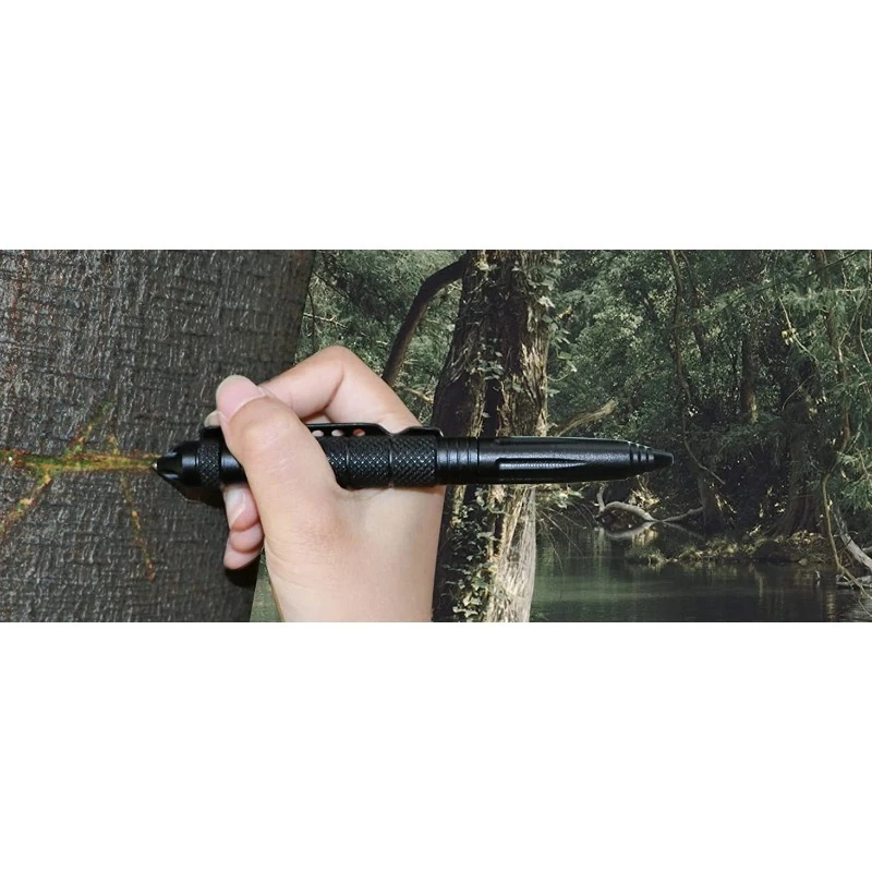 Multifunctional Tactical Pen Self Defense Emergency Survival Anti-Skid Glass Breaker Tungsten Steel Tip Outdoor Rescue Tool