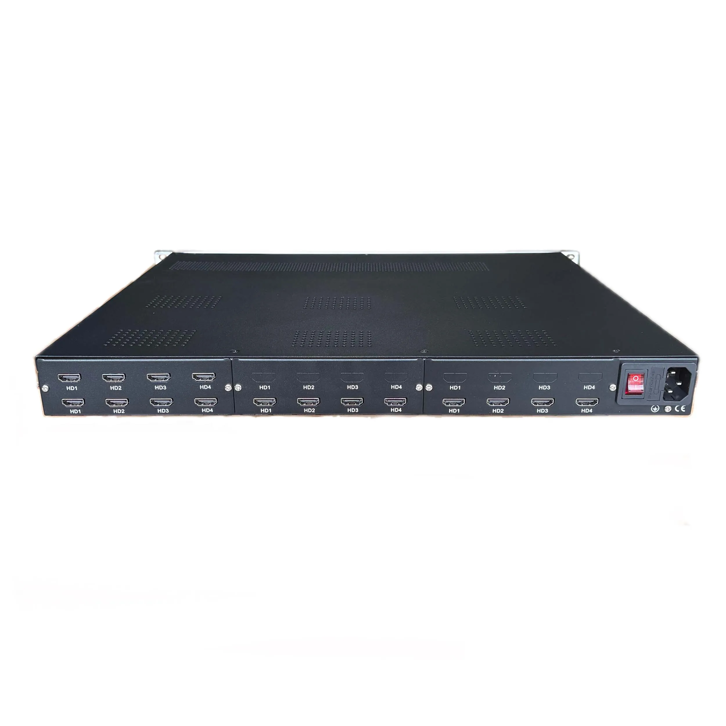 H1604R Digital TV Headend System: 16-channel HD Encoder with 4/8-carrier QAM RF Modulation (DVB-C/DVB-T/ATSC/ISDB-T Compliant)