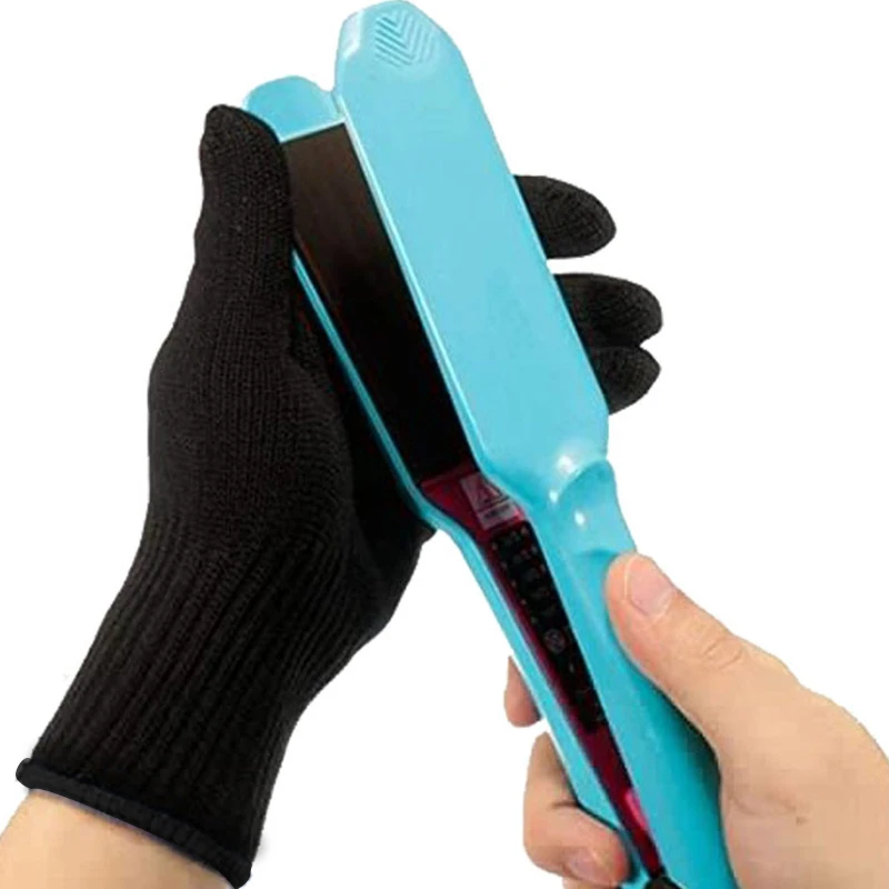 パーマ-美容師用の耐熱性カーリンググローブ,スタイリングツール,美容師用アクセサリー