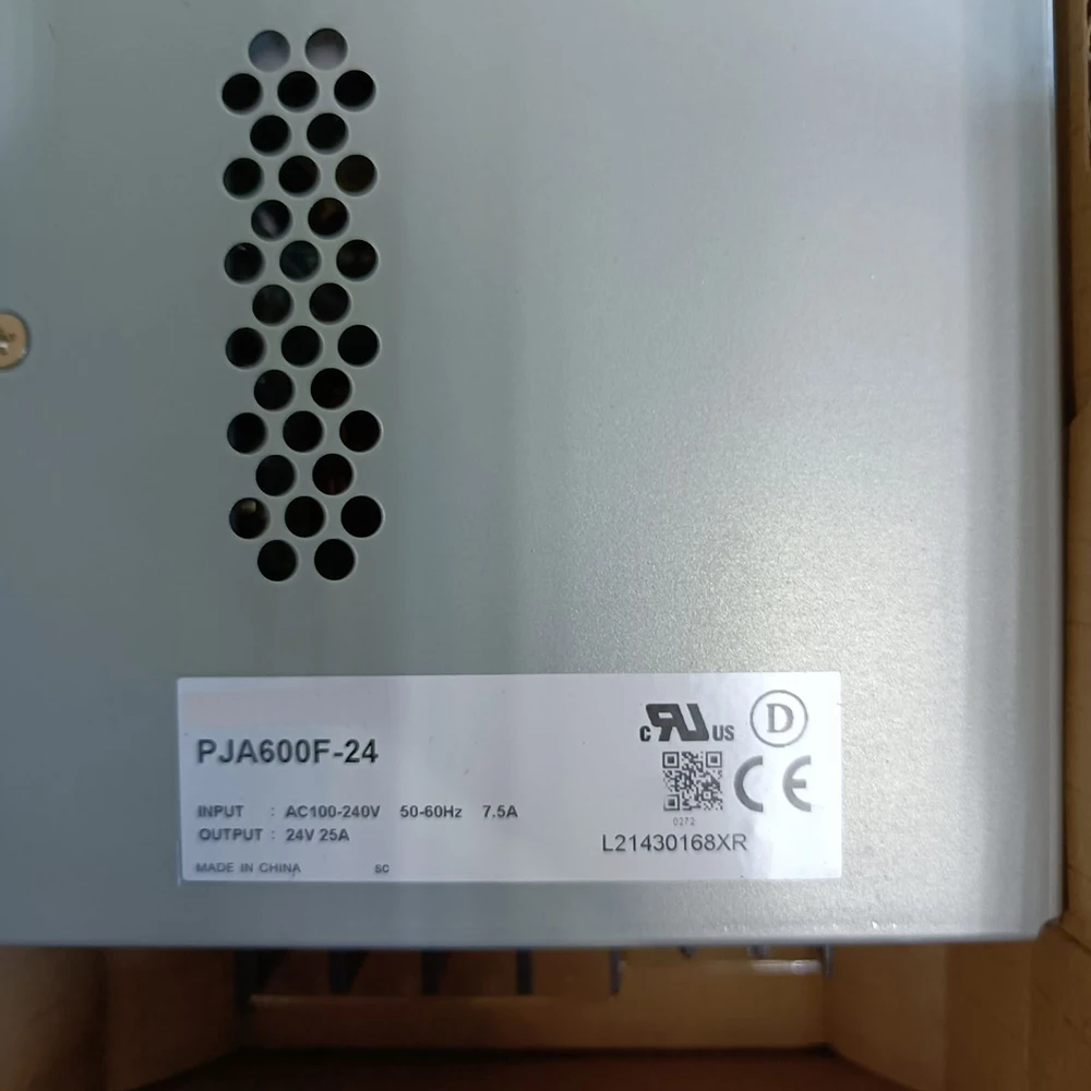 New PJA600F-24 600W For COSEL INPUT AC100-240V 50-60Hz 7.5A OUTPUT 24V 25A Switching Power Supply Work Fine High Quality