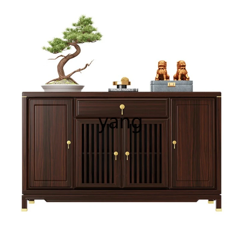 

LZR ebony solid wood home against the wall dining room living room foyer locker