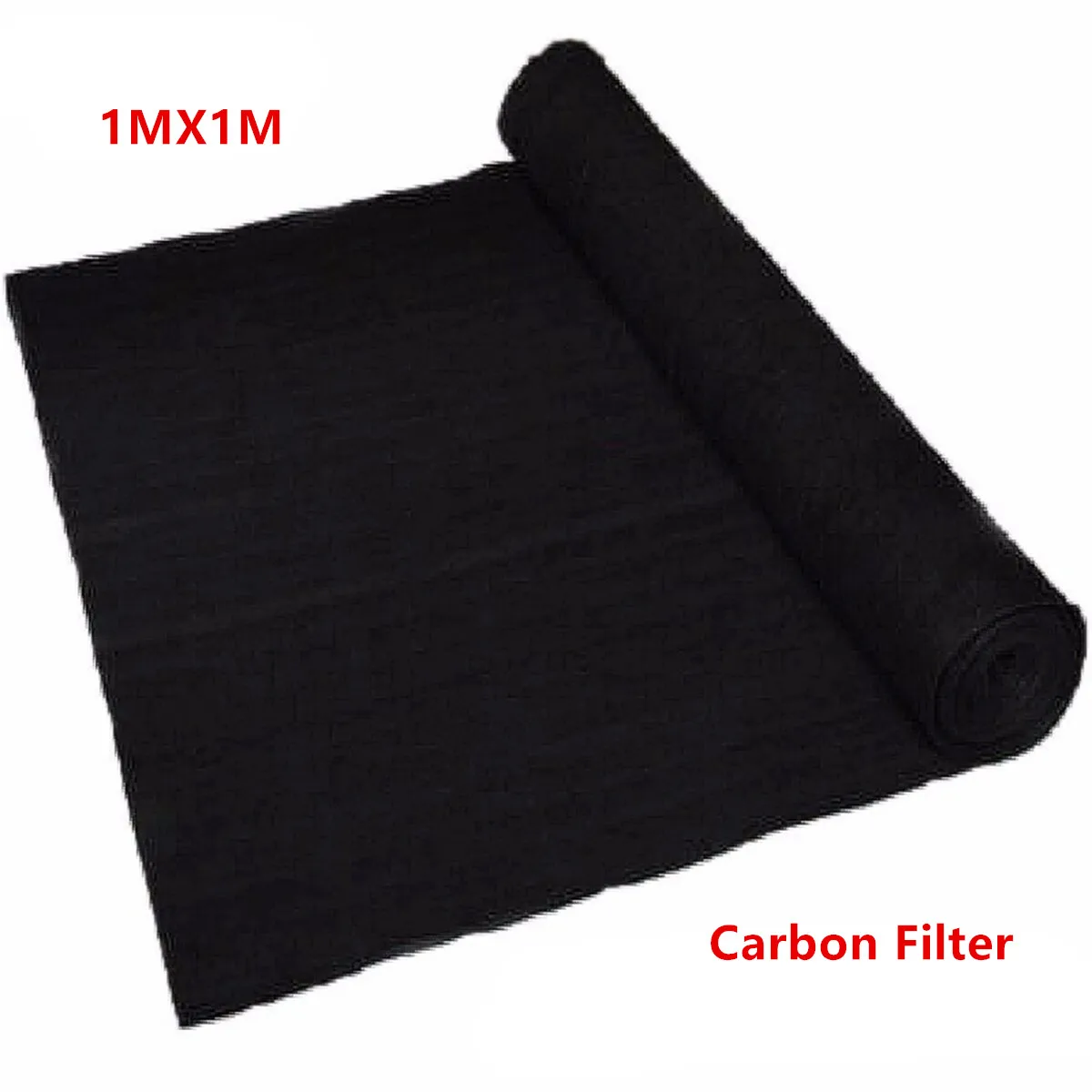 Custom 1mx1m Thickness 5/10mm Home Black Air Conditioner Activated Carbon HEPA Air Purifiers Accessories Purifier Filter Fabric