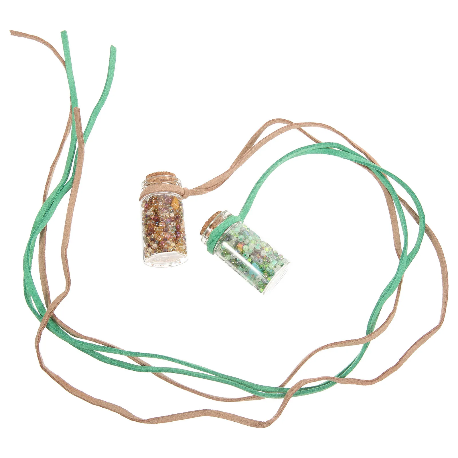 

Набор мини-бутылочек из стекла для бусин, идеально подходящих для декора бутылок с пожеланиями, детского творчества, школы и детского сада.