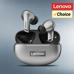 Wybór Lenovo LP5 Bezprzewodowe słuchawki douszne Bluetooth HiFi Słuchawki muzyczne Sportowy wodoodporny zestaw słuchawkowy z mikrofonem Słuchawki douszne Biznes