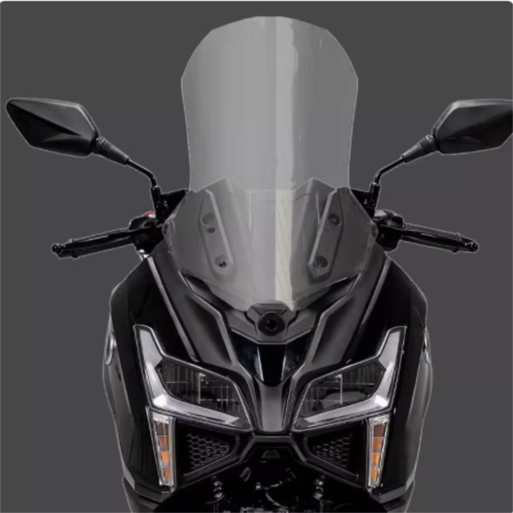 For LONCIN VOGE SR150GT windshield modification with increased height and widened windshield panel accessories