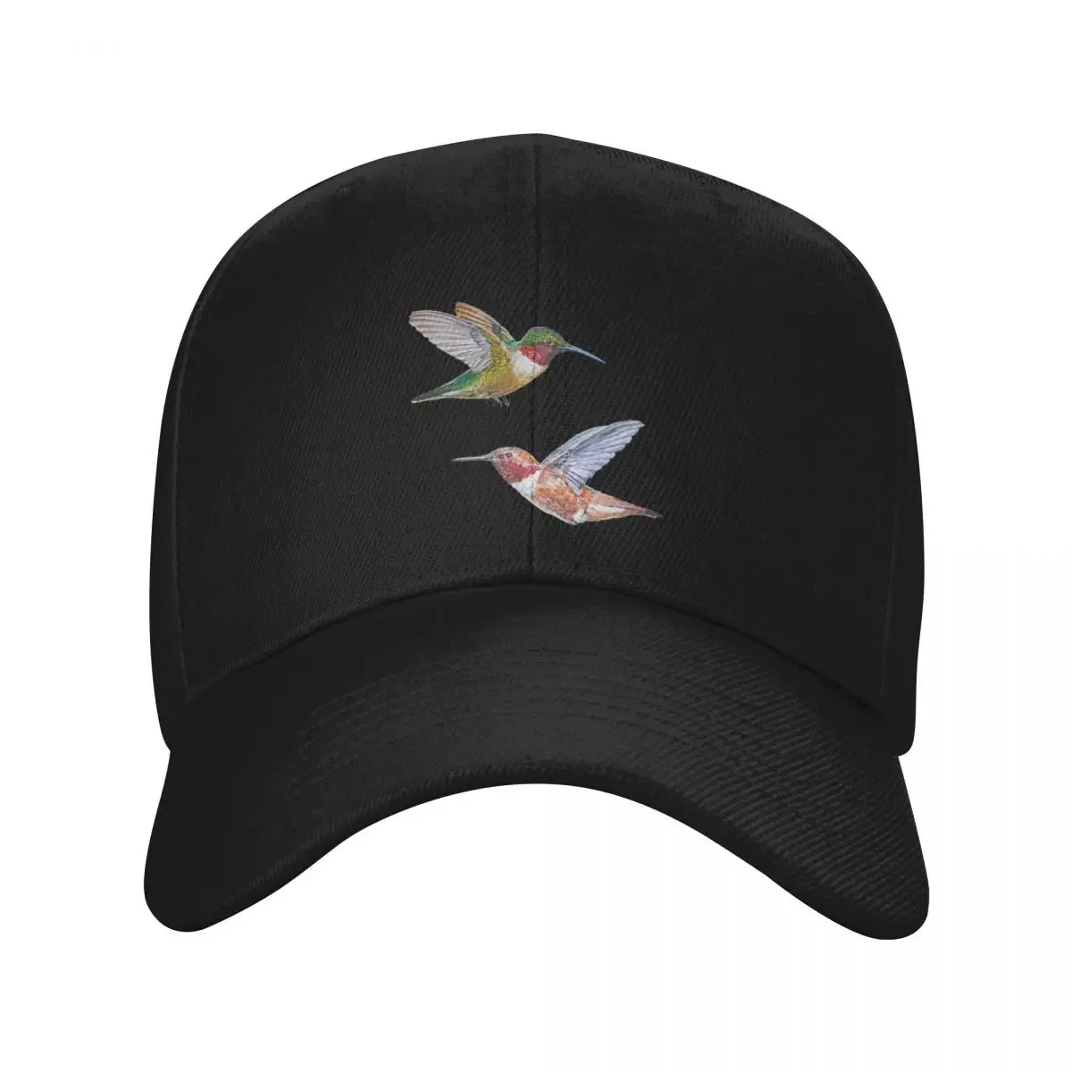 Hummingbirds set (Rufous & Ruby throated) Baseball Cap Luxury Cap Golf Hat Man For Women 2025 Men's