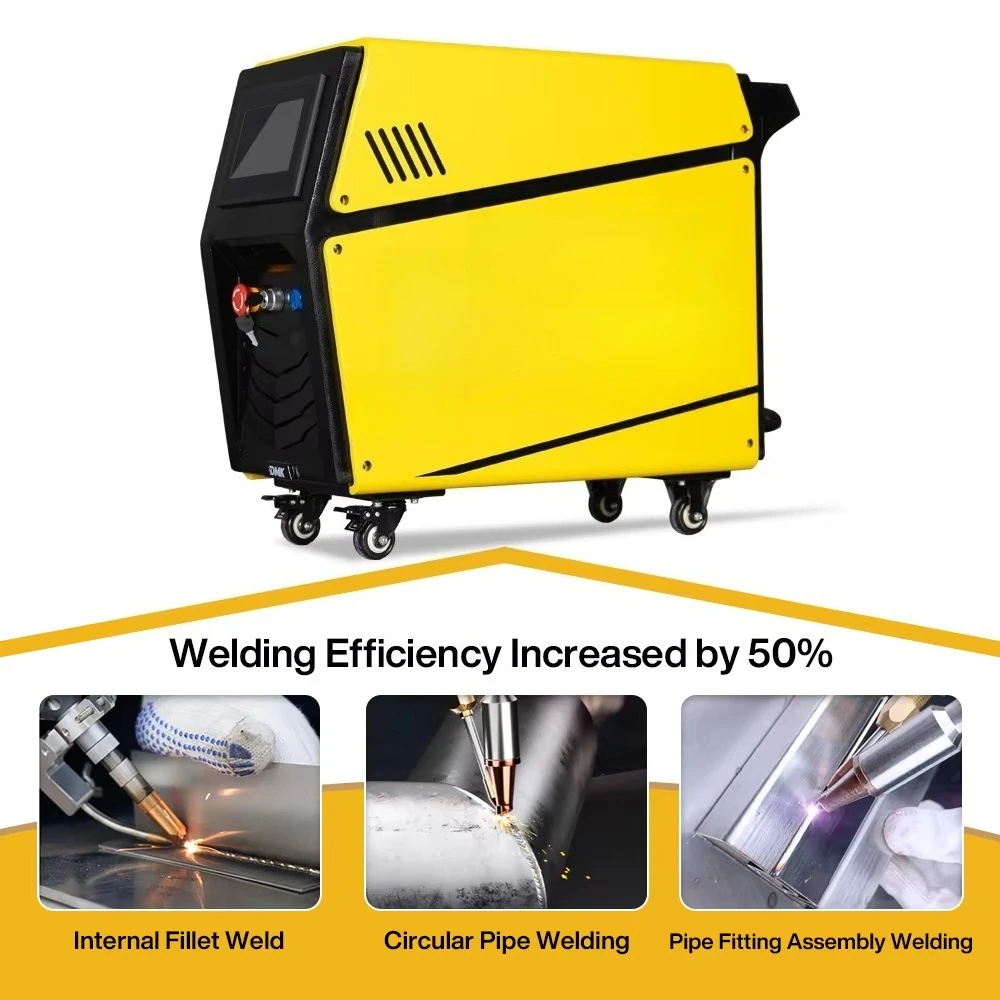 4-in-1 Air-Cooled Handheld Portable Fiber Welding Machine 1500W 2000W for Sheet Metal Process Welding Solutions
