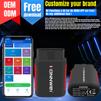 KONNWEI Car OBD Diagnostics Full System Auto Scanner Reset SAS EPB Repair ECU Programmer OBD Mobile App Car Diagnostic Tool