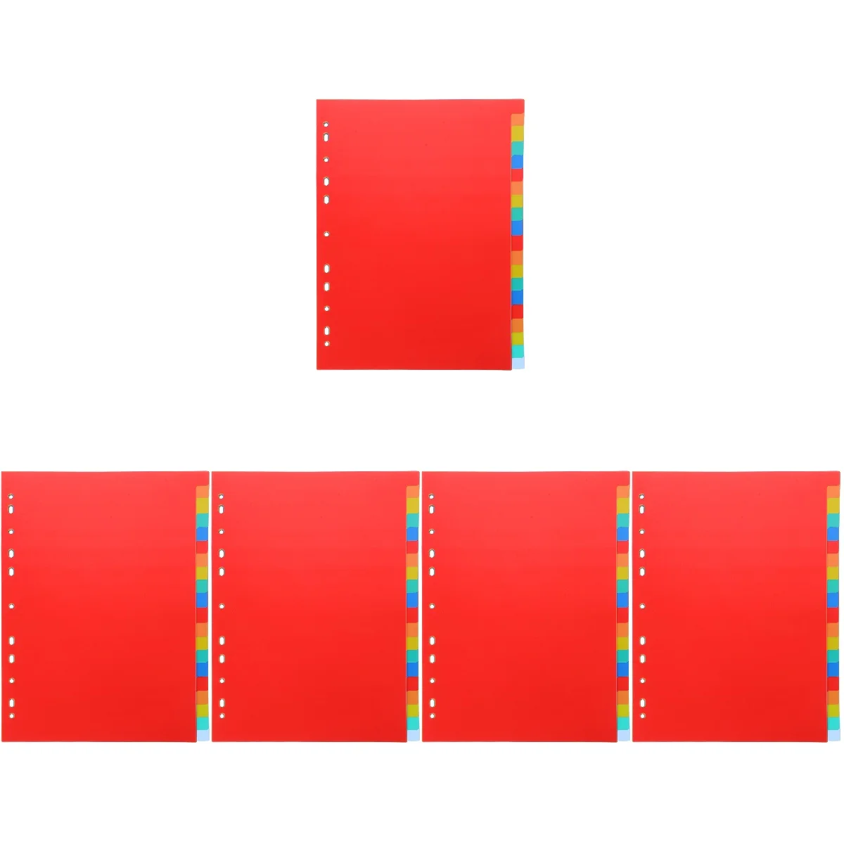 

5 шт., 5 комплектов, разделители для переплета, маркеры для книг, разделители для файлов, отрывные аркуши для страниц