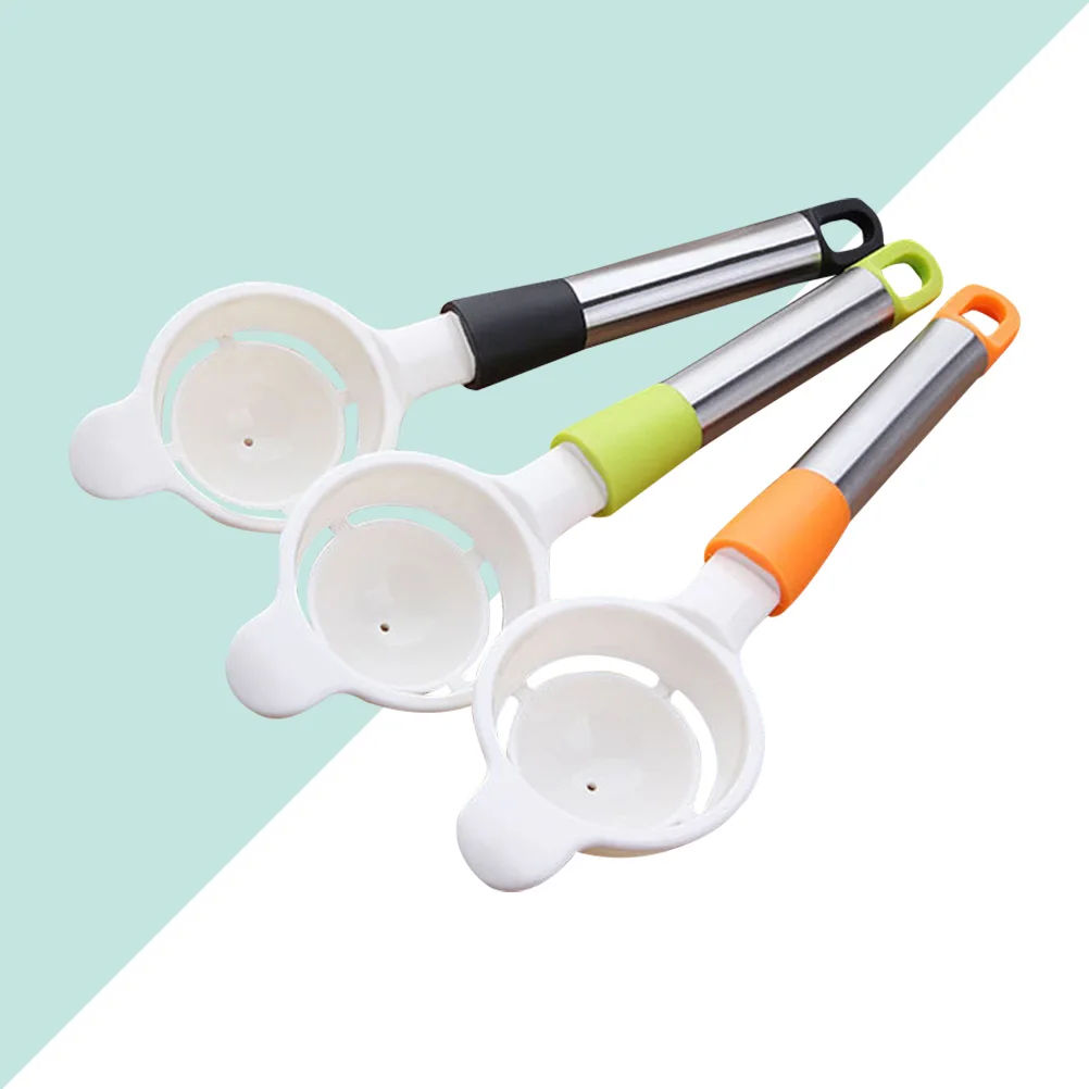 

Egg Separator Egg White Yolk Extractor Kitchen Gadget Space Saving Lightweight Fast Efficient Practical Tool for Baking Cooking