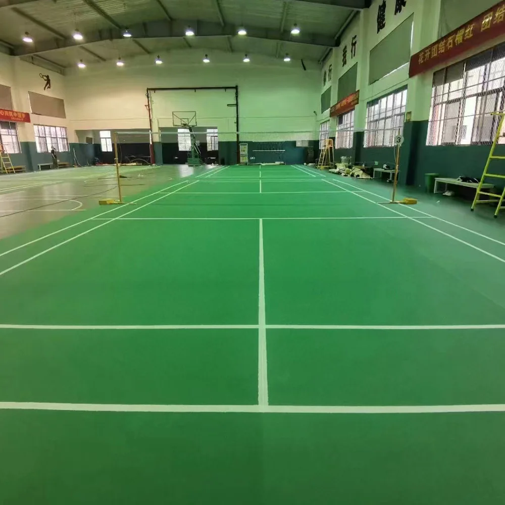 Beable Indoor Professional Badminton Court Sports Vinyl Flooring For Badminton Practices Tournaments Competition