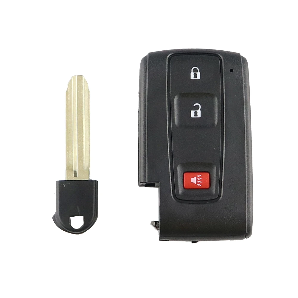 YIQIXIN-funda inteligente para llave de coche, carcasa de repuesto para mando a distancia automático, 2/3 botones, para Toyota Prius 2004 - 2009