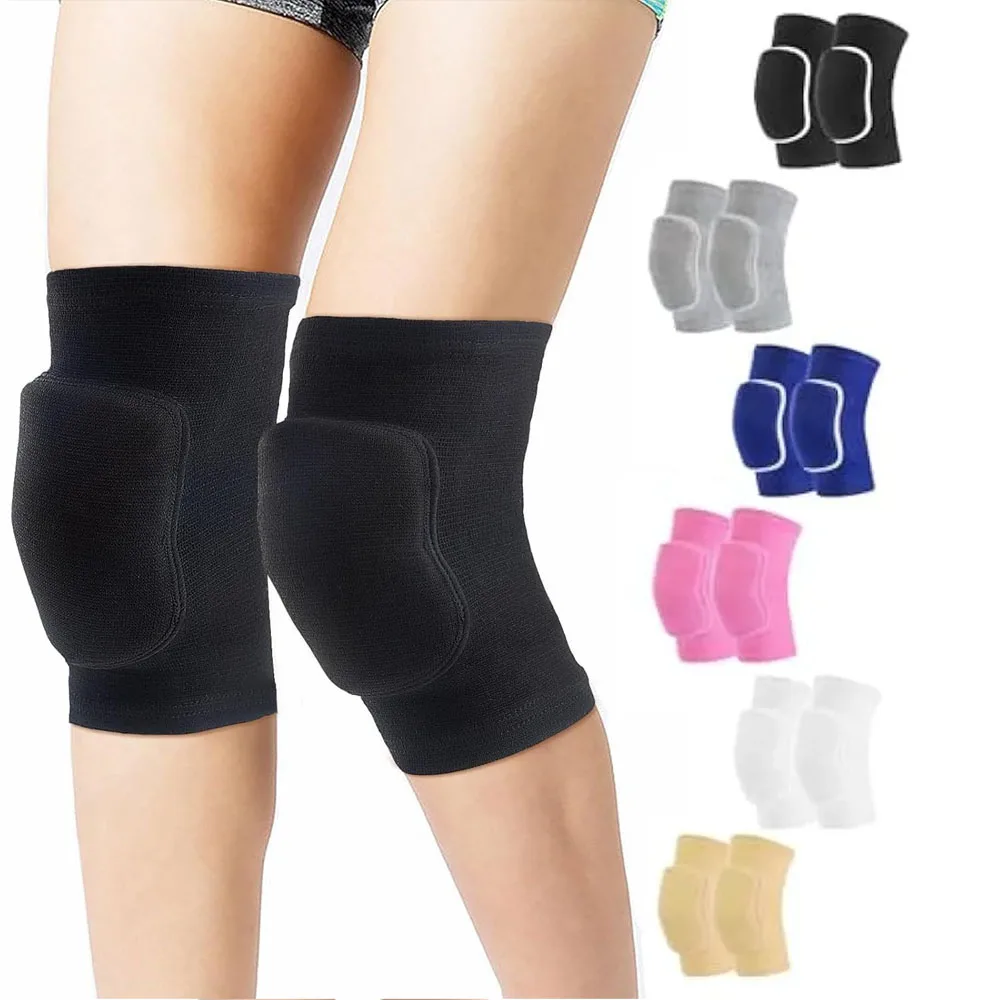 

1 пара волейбольных наколенников для танцоров, мягкие дышащие наколенники для девочек, женщин, мужчин, молодежи, детей, защитные наколенники, наколенники