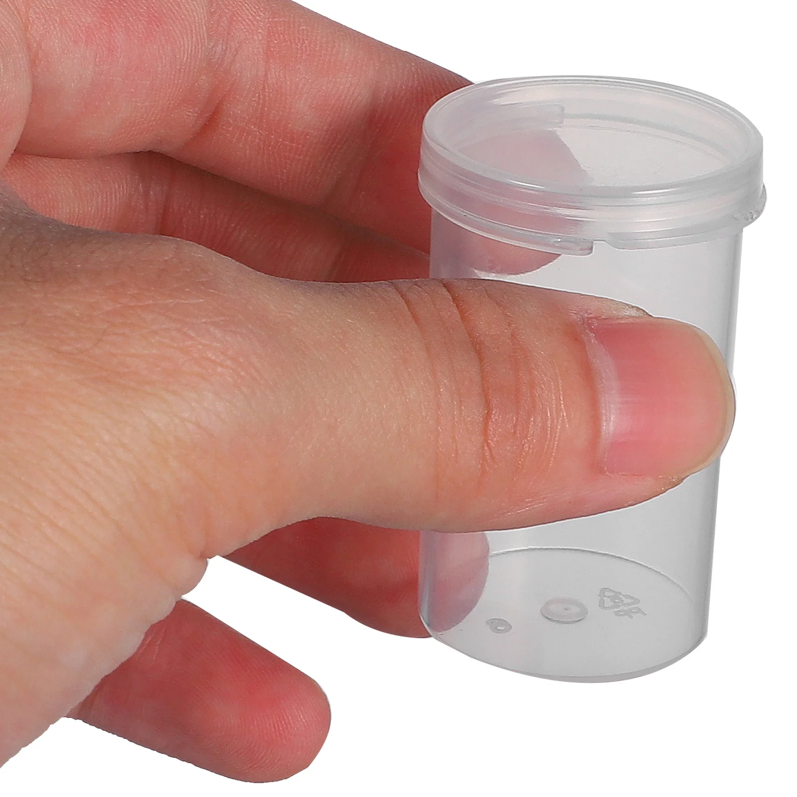 

20 Pcs Urine Cup Sample Cups Specimen Containers Plastic Sampling Medical with Lid