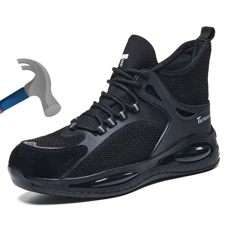 

Safety Shoes Puncture and Smash Resistant Work Shoes Men's Protective Shoes Wear-resistant Work Boots