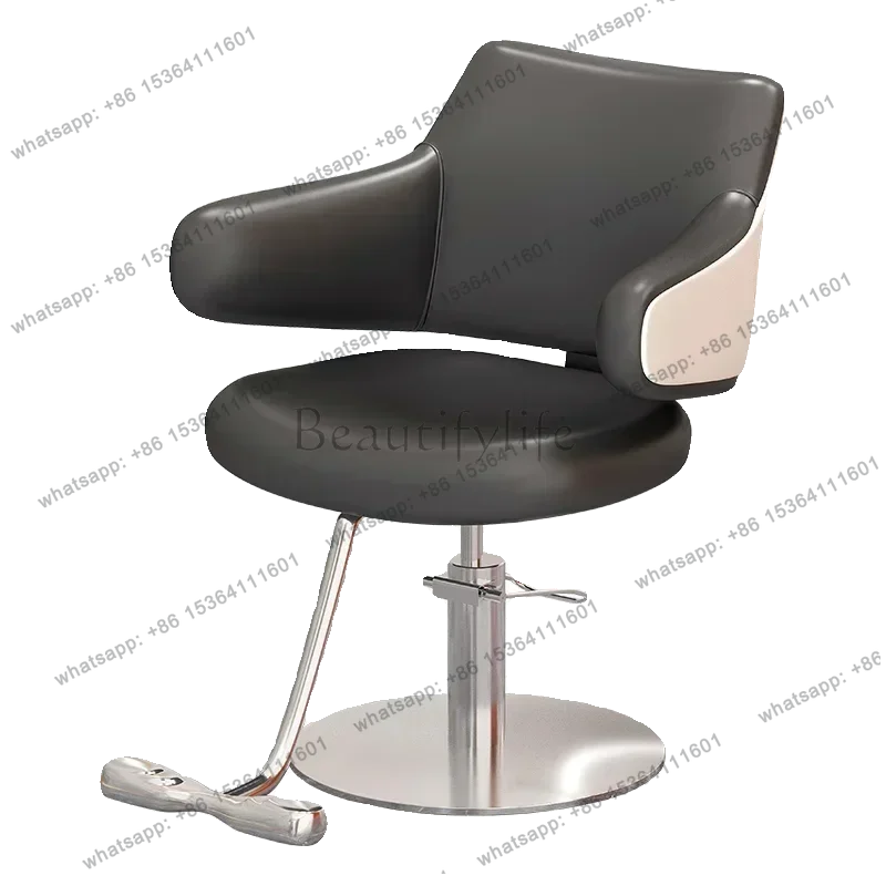 LSNordic Luxury Barber Chairs Hair Salon Hair Dyeing Ergonomic Speciality Barber Chair Swivel Tattoo Salon Furniture Sandalye FY