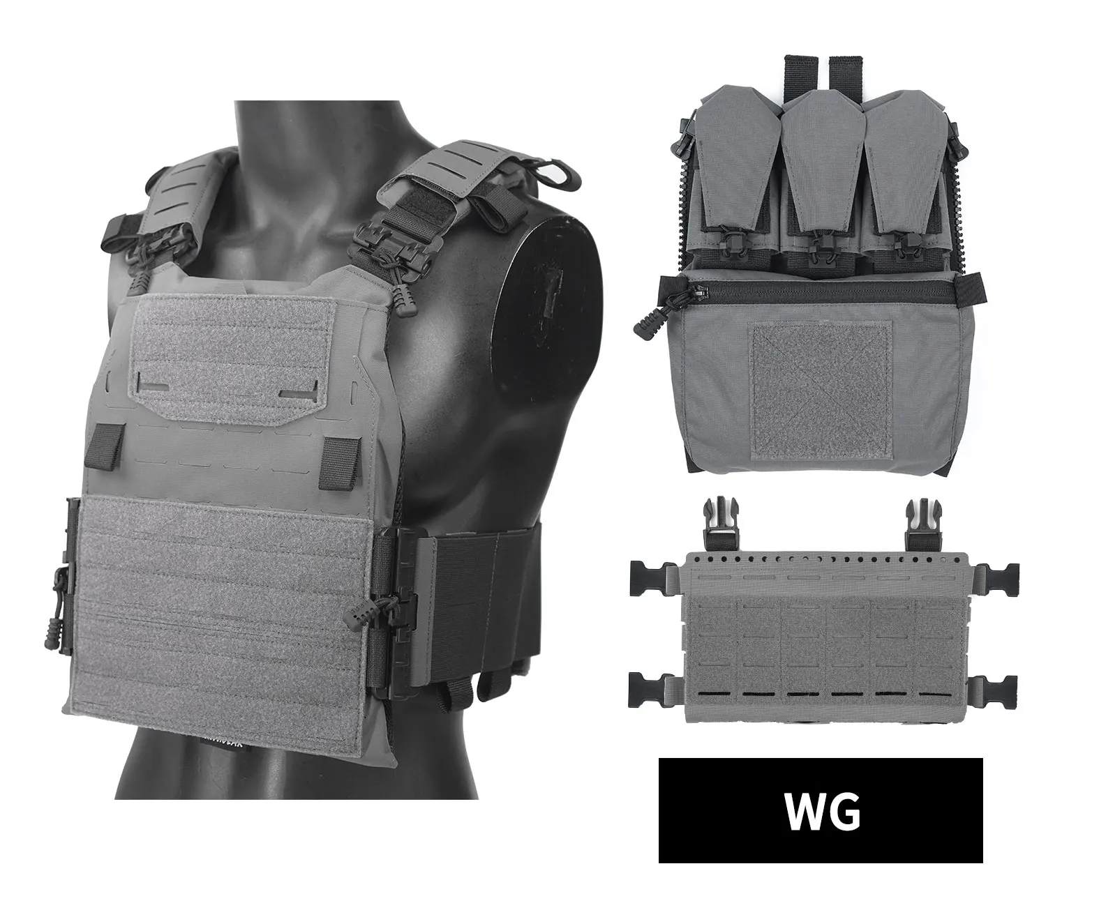 Tactical Vest Combination BC2 Plate Carrier Lightweight Airsoft Gear  Paintball Hunting Equipment Wargame