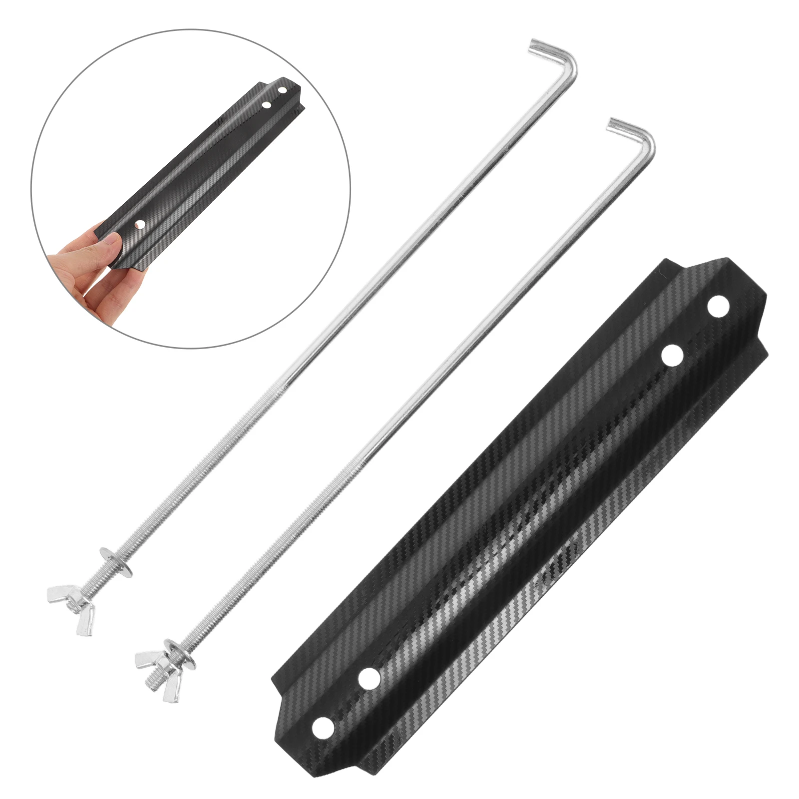 

Universal Car Bracket Alloy Automotive Mount Holder For Vehicle Modifications Black Tie Down With Vibration