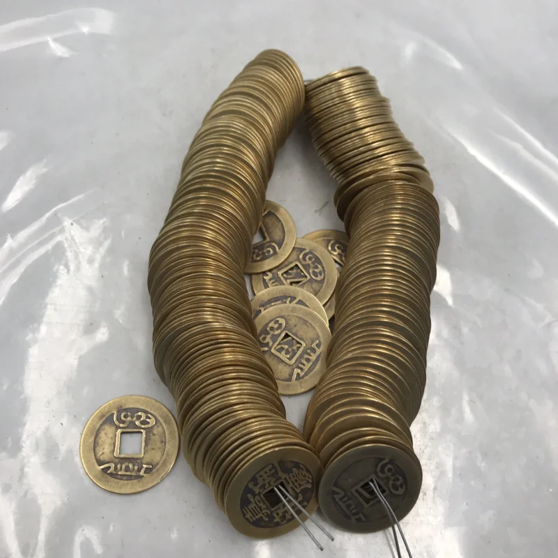 Antiqued copper coins, Chinese Five Emperors coins, copper plates, ancient coins, antique miscellaneous crafts
