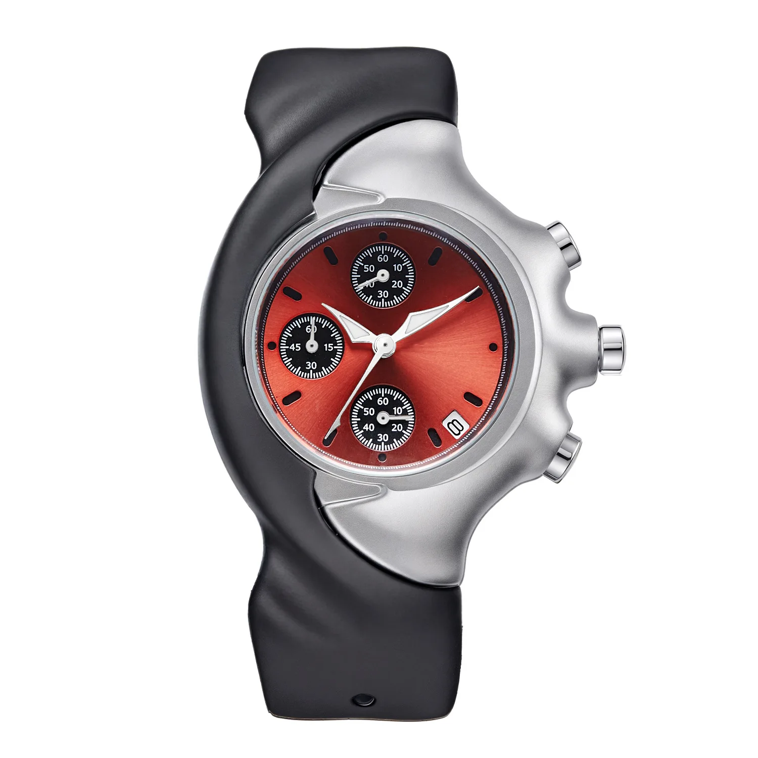 Zegarki Y2K - niszowy trend, męskie zegarki z nietypowymi kopertami, kwarcowe zegarki ze stopu dla dżentelmenów, wysokiej jakości prezenty premium.