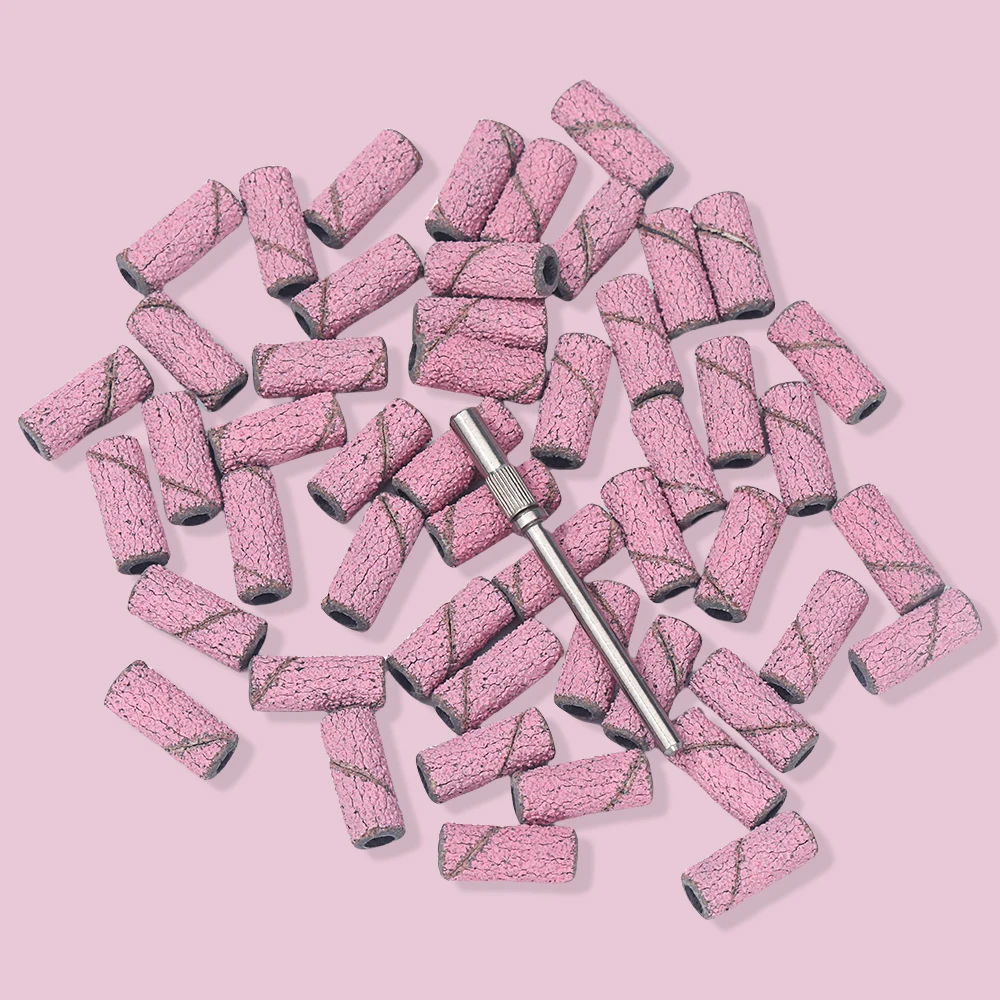 

50 шт., 3 мм, шлифовальные ленты для ногтей, 80/120/150/180/240, электрическая пилочка для ногтей, аксессуар, гель-полировка, маникюрный инструмент