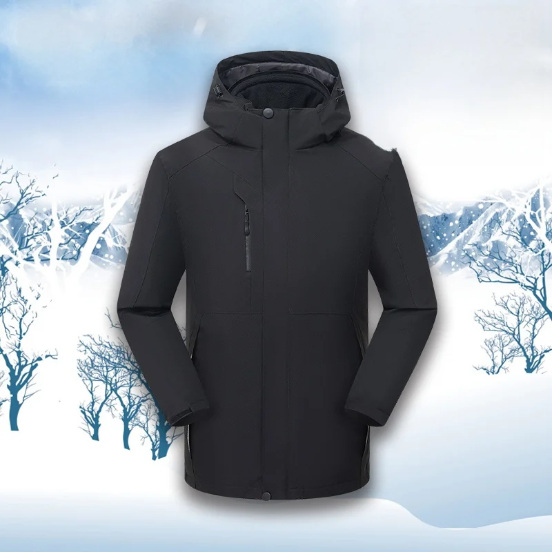 

Куртка-трансформер 3-в-1: съемная, ветрозащитная, для активного отдыха, водонепроницаемая, осенне-зимняя, для спорта и повседневной носки, модная