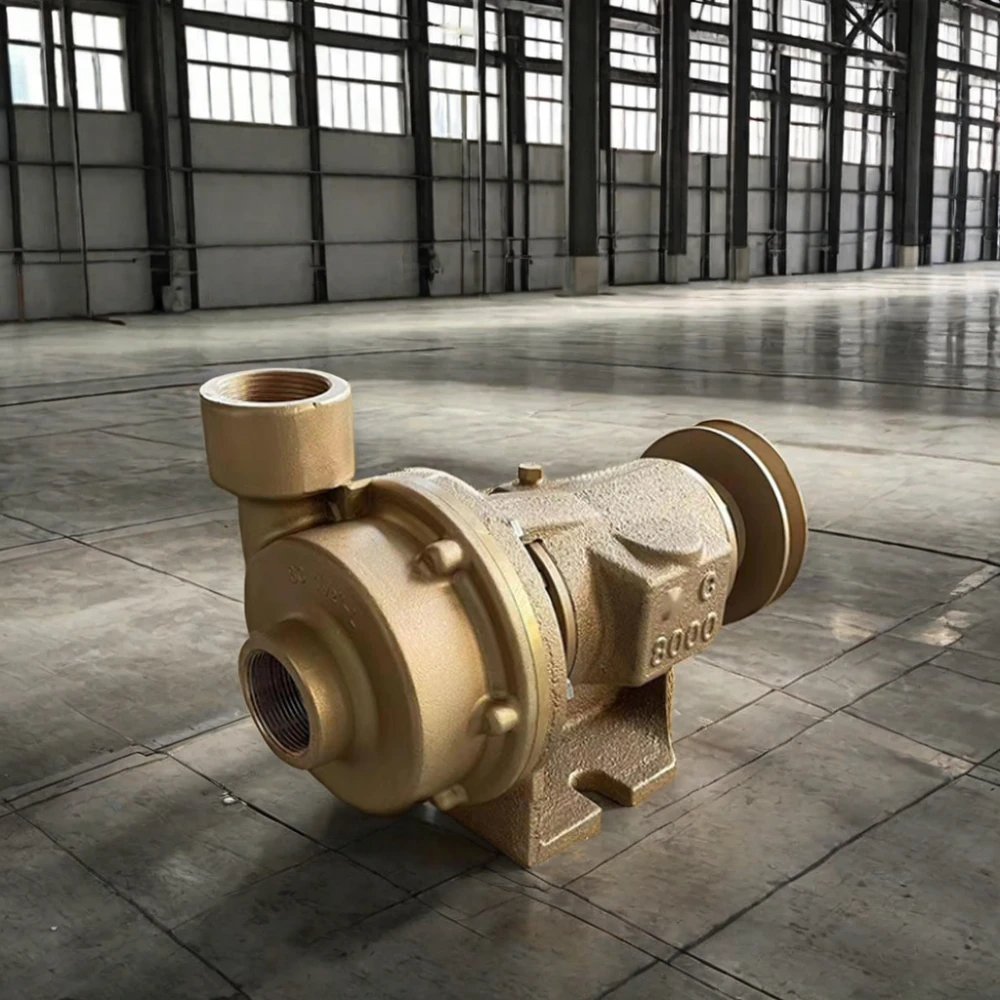 Copper Marine Sea Water Pump for Boat Powered by Diesel Engines Without a Motor