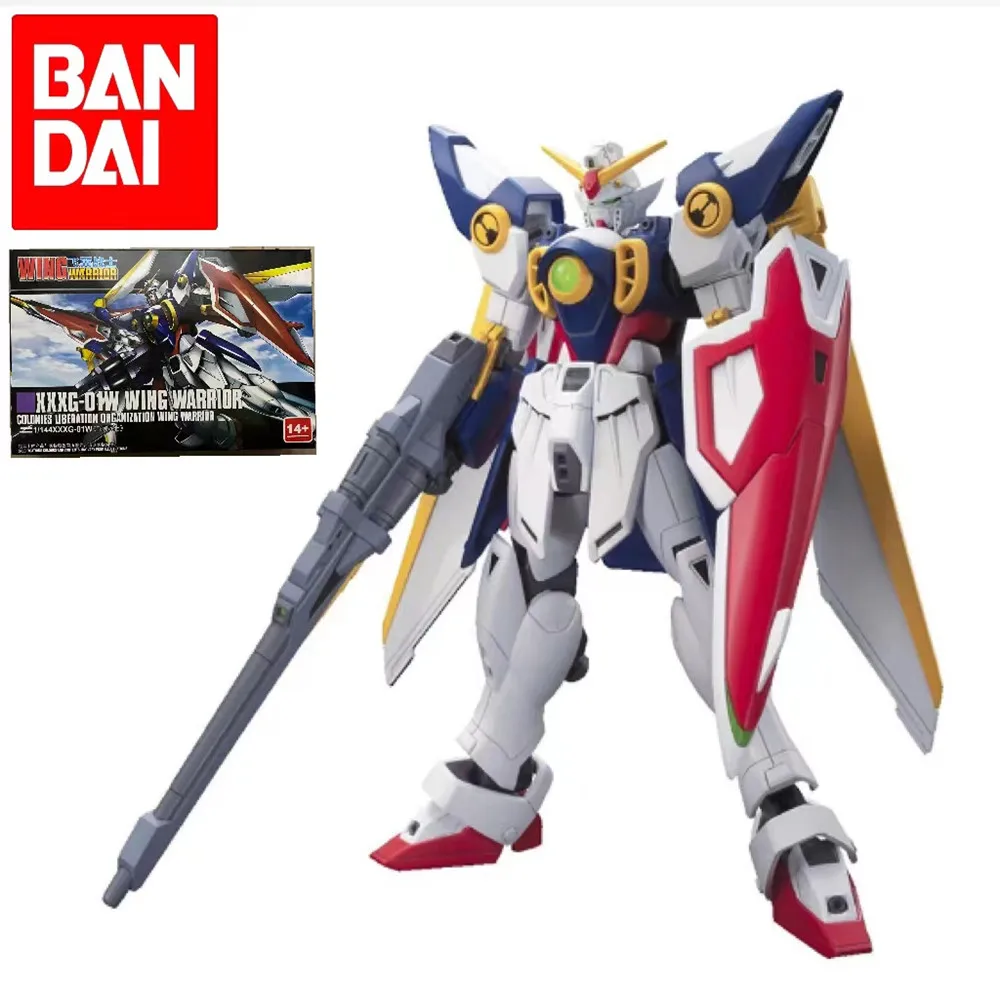 

Bandai Крылатый воин Gundam HG 1/144 аниме мобильный Костюм Аниме Гундам фигурки модель ABS сборка модель Mecha игрушки-роботы