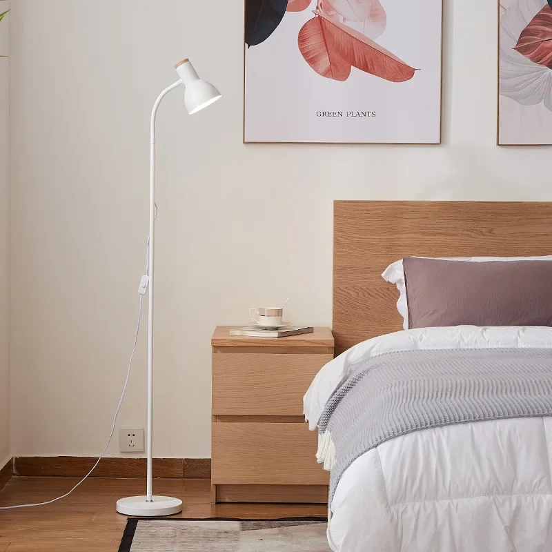 Minimalist modern floor lamp Minimalist living room, bedroom, bedside lamp Study reading lamp, floor standing desk lamp