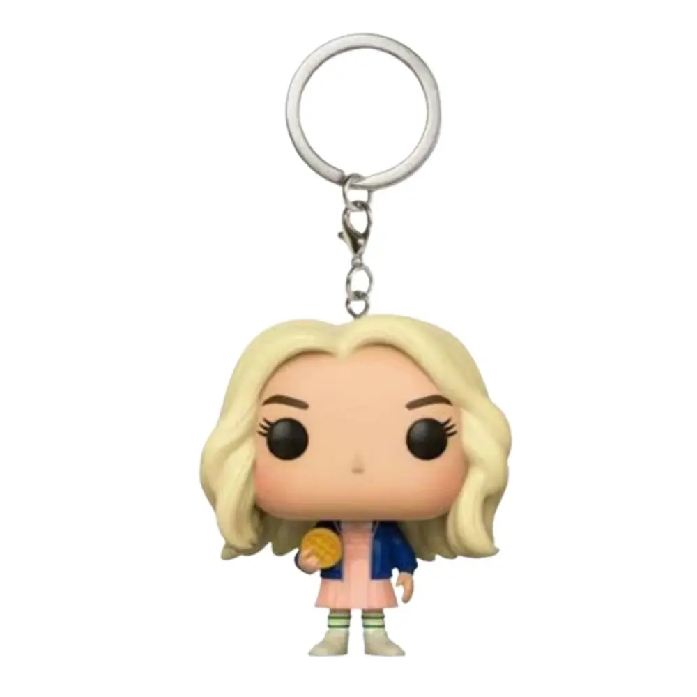 New Arrival Pocket keychains Stranger Things Keychain Dustin Eleven Freddy Steve Robin Barb Action Figures Toys
