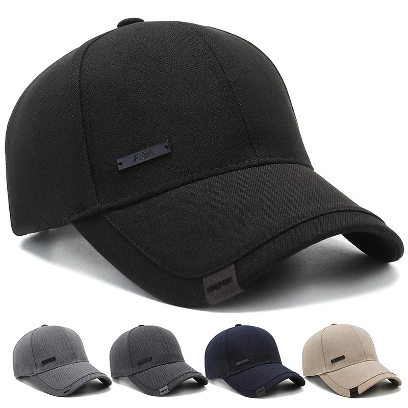 Unisex Hua Label Baseball Caps Hip Hop Cap Spring and Autumn Outdoor Adjustable Casual Hats Sunscreen Hat