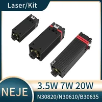 NEJE 20W/405nm Laser Module Kit Cutting Engraving Module Laser Head 450nm Blue Light With TTL / PWM Modulation for DIY Creation