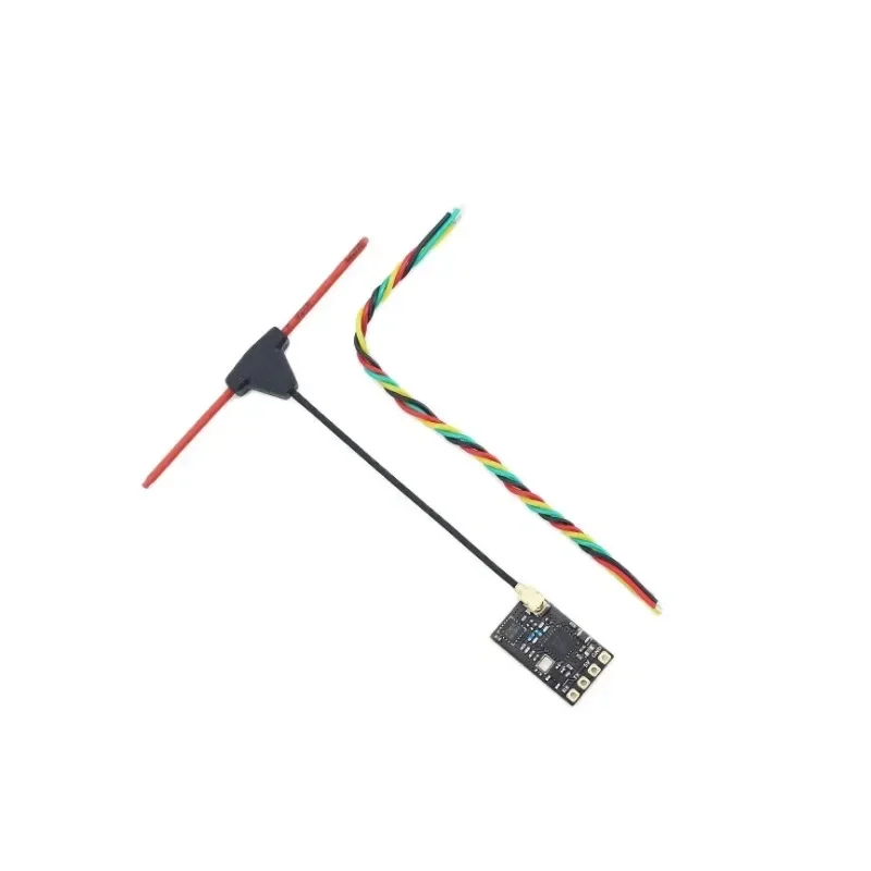 ตัวรับสัญญาณ CYCLONE ELRS 2.4GHz / ELRS 915MHz แบบ NANO จำนวน 10 ชิ้น พร้อมเสาอากาศแบบ T รองรับการอัปเกรดผ่าน Wifi สำหรับโดรน RC เครื่องบินแข่ง FPV