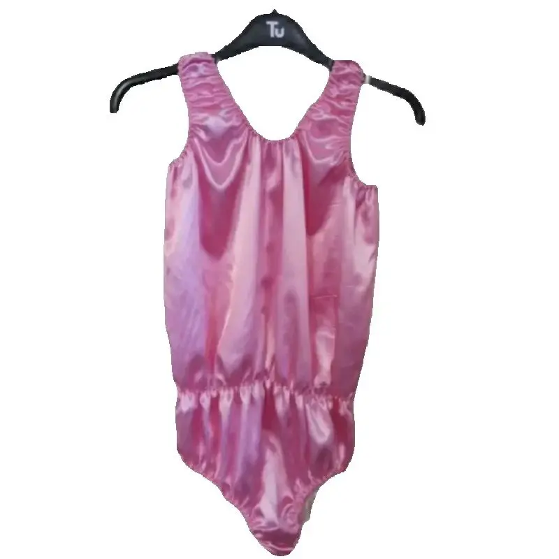 

Hot Selling Adult Baby Middle-Aged Women Sissy Unisex Satin One Piece With Creative Underwear Can Be Customized In Multiple Colo