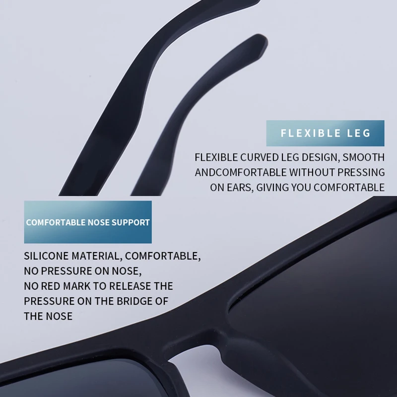 2024 New Men Polarized Sunglasses Women Unisex Fishing Glasses Camping Hiking Driving Eyewear Sport Goggles UV400 With Package