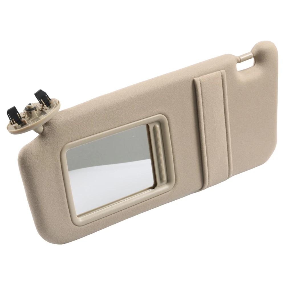 for Toyota Camry 2007-2011 Interior Sun Visor without Light Built-in Mirror 74310-06750-E0 74320-06780-B0 Driver Passenge Side