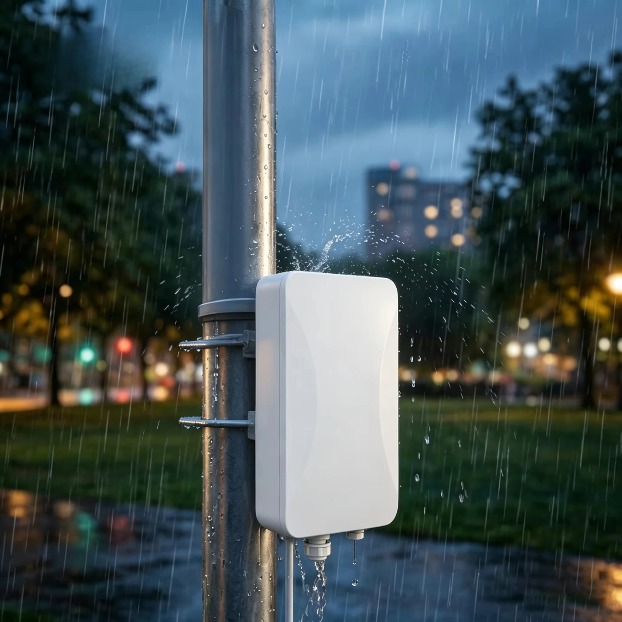 Outdoor WiFi 6 AP 3000Mbps Dual Band 2.4G&5.8G IP65 Weatherproof PoE Powered Wireless Access Point for Street Park Scenic Spot
