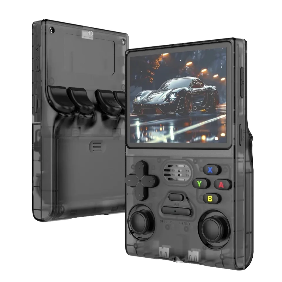 M37 وحدة تحكم ألعاب ريترو محمولة ريترو وحدة تحكم ألعاب محمولة نظام لينكس 3.5 بوصة IPS HD بنيت 64 جيجابايت 20000 لعبة كلاسيكية