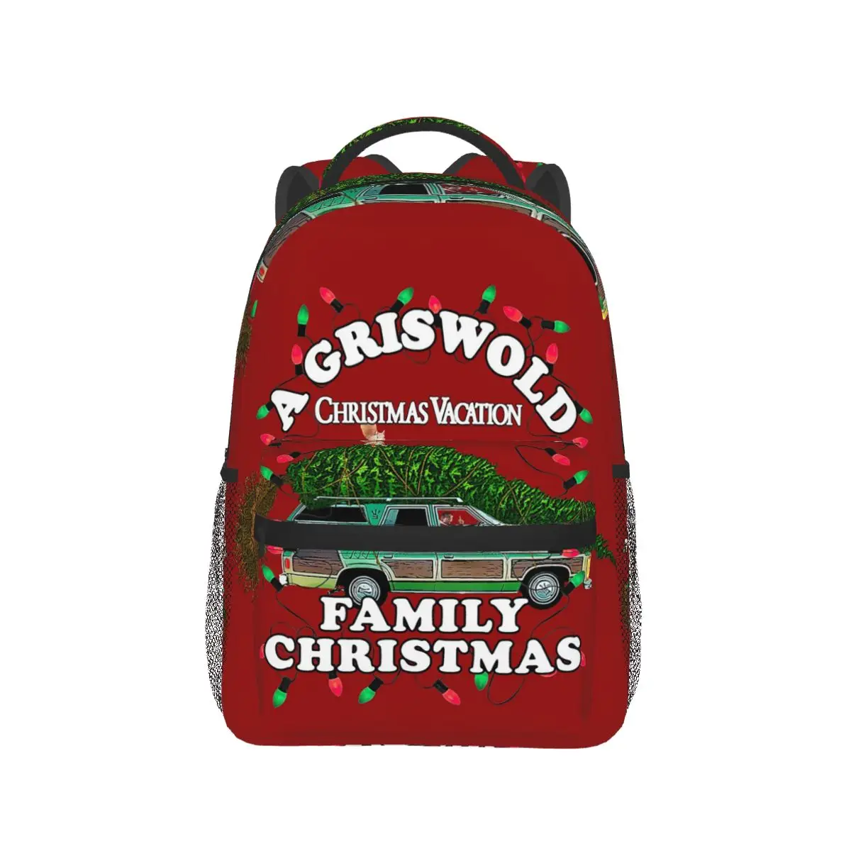 

A Griswold Family Christmas Christmas Tree Station Wagon Backpack Hot Sale Daypack BookBag School Bag Shoulder Bags Men Women