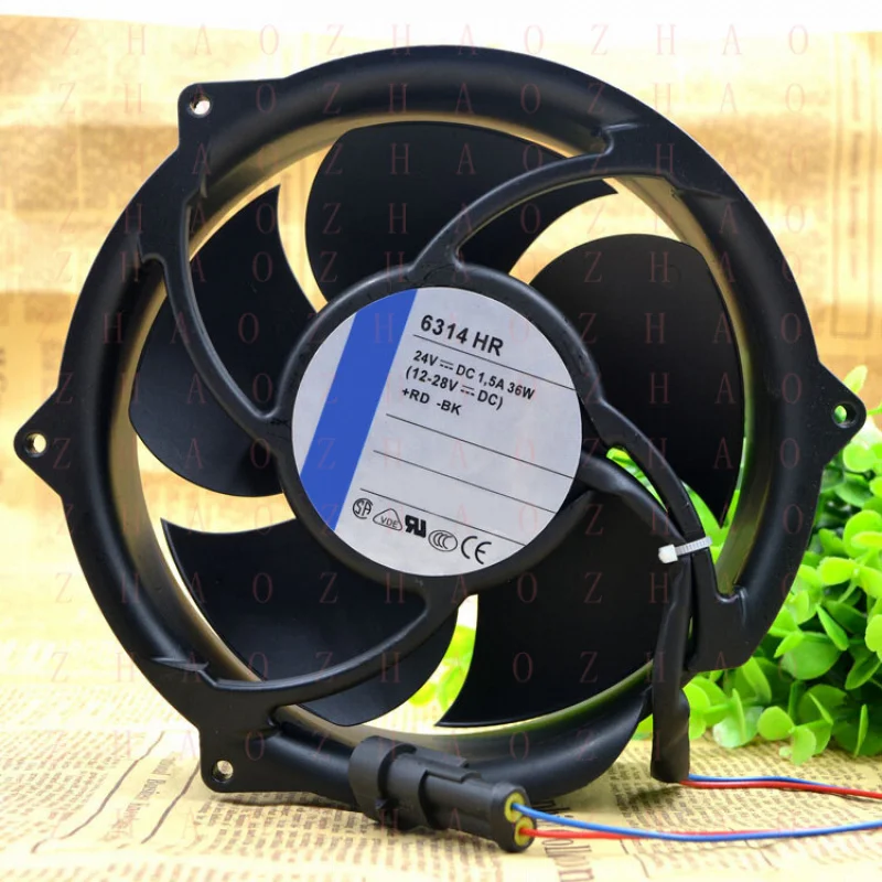 

Вентилятор охлаждения L+ для радиатора EBMPAP 6314HU 6314HR ACS510 DC24V 36W для преобразователя частоты