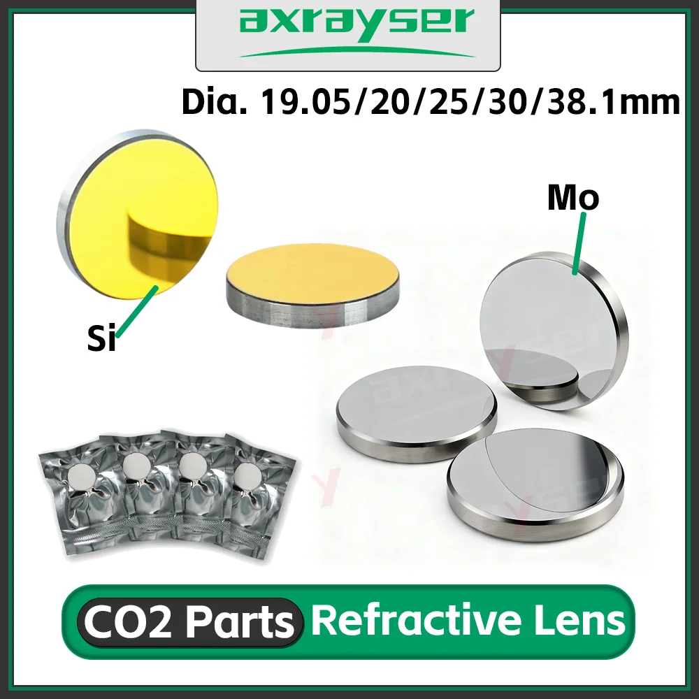 

Co2 Laser Reflective Mirrors Dia.19.05 20 25 30 38.1mm SI/MO Reflective Lens refractive lenses for CO2 Laser Engraver