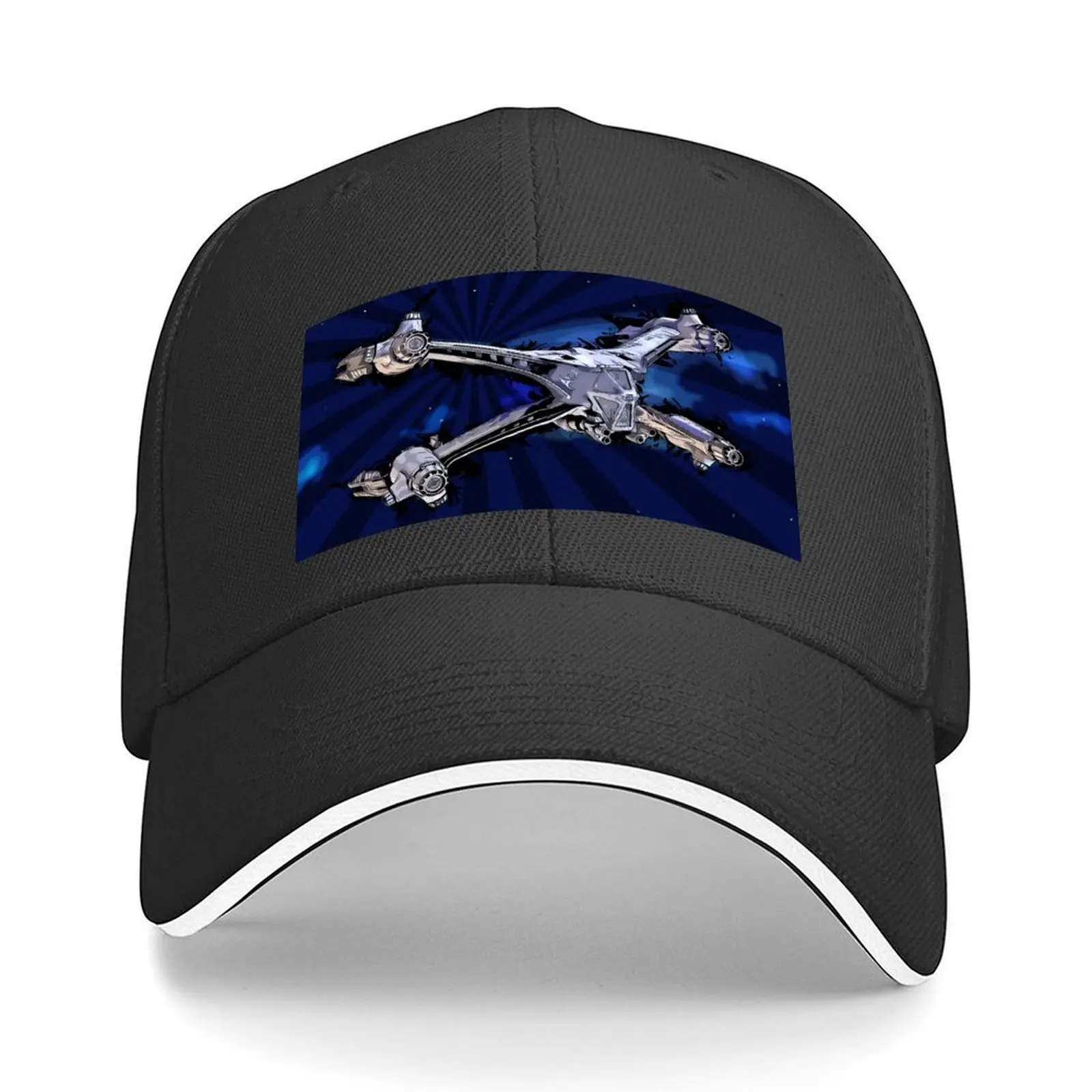 

Babylon 5 Starfury (big version) Baseball Cap Luxury man cap Hip Hop black western Hat For Girls Men's