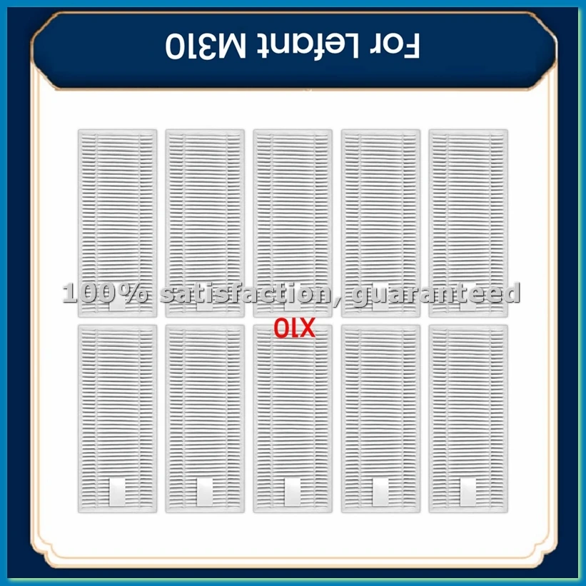 10Pack HEPA Filters Replacement for M310 Robot Vacuum Cleaner, Filter Kit, Replacement Parts Accessories Kit